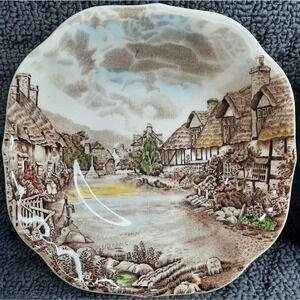 Johnson‎ Bros Olde English Countryside Brown Cereal Bowls soup 6.25" set of 2